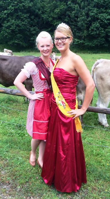 Mit der Baumkuchenkönigin