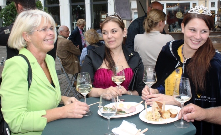 Mit der Bürgermeisterin Frau Grambow